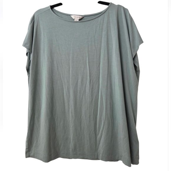 Tops - NWOT Rae Mode Women's Relaxed Fit Scoop Neck Top - Green Sz L